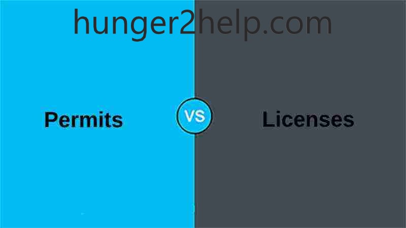 Difference between permit and license