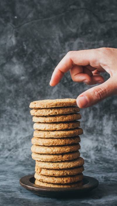 Crumble cookies